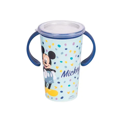 Copo Plasútil Antivazamento Estampa Mickey 280 ml